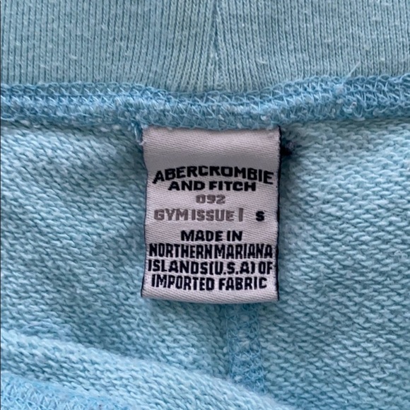 Abercrombie & Fitch Gym Issue Blue Sweatshorts - Picture 4 of 5